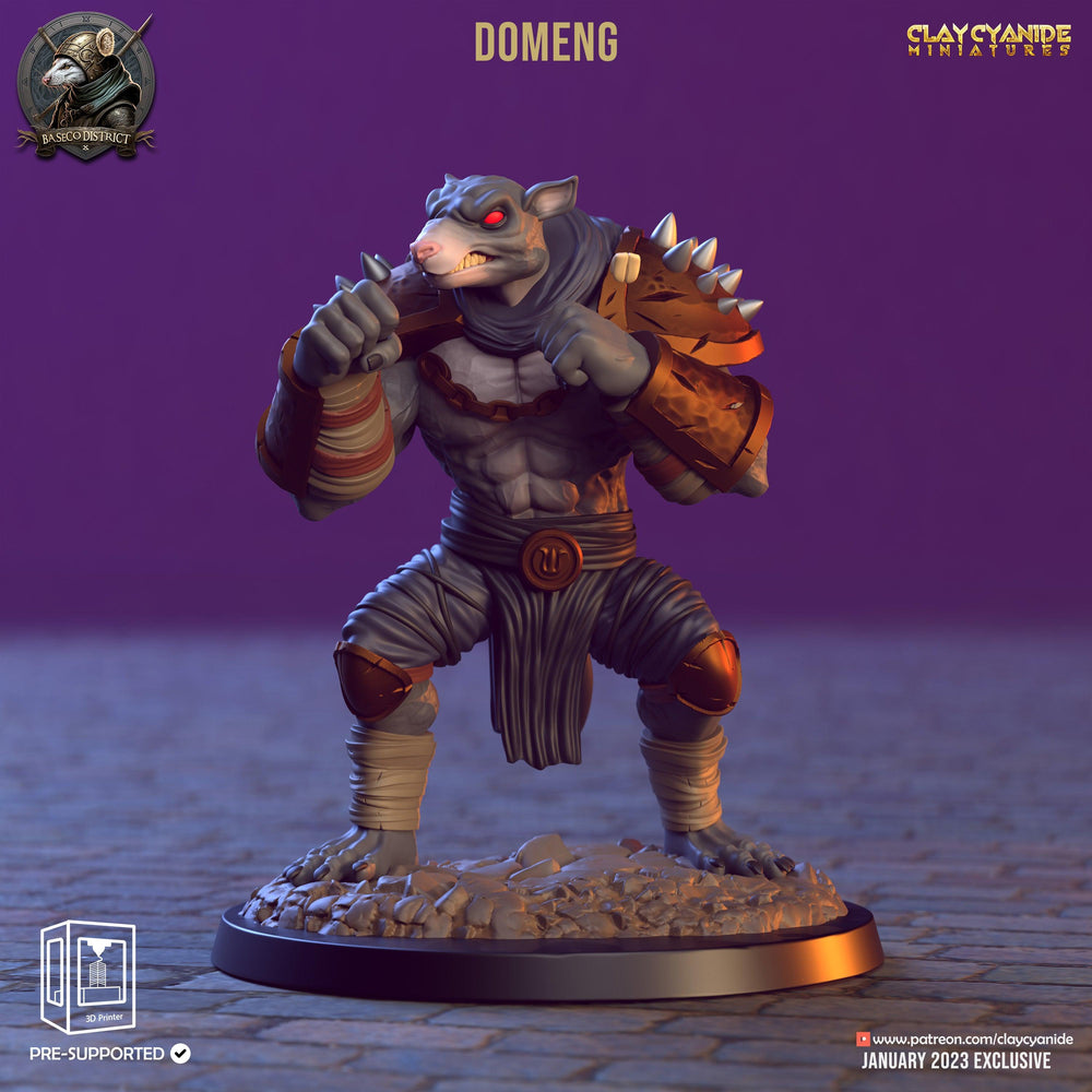 3D Printed Clay Cyanide Baseco District Factions Tribes Ragnarok D&D (Online Only)