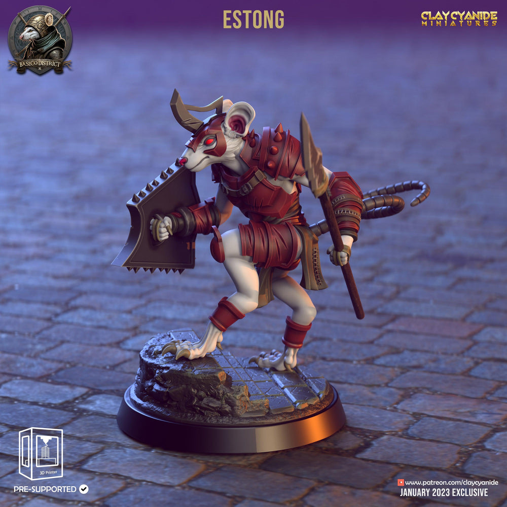 3D Printed Clay Cyanide Baseco District Factions Tribes Ragnarok D&D (Online Only)