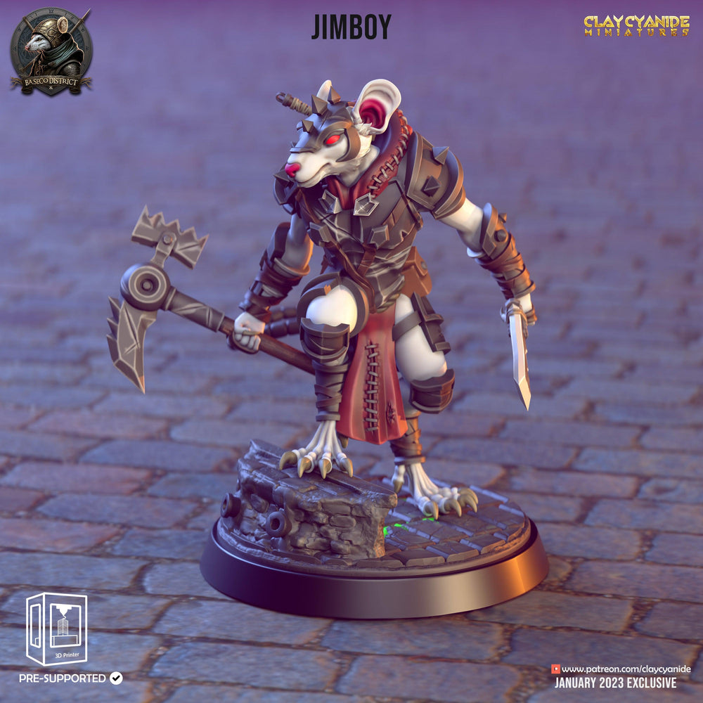 3D Printed Clay Cyanide Baseco District Factions Tribes Ragnarok D&D (Online Only)