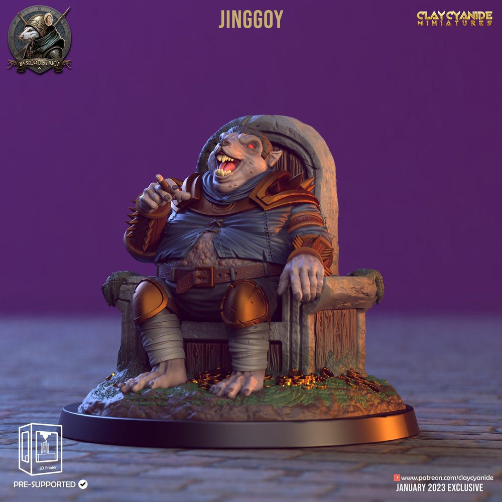 3D Printed Clay Cyanide Baseco District Factions Tribes Ragnarok D&D (Online Only)