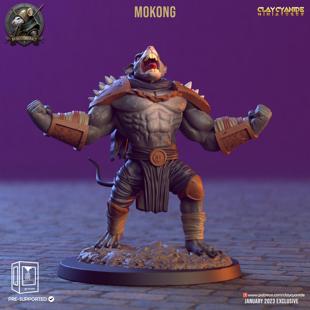 3D Printed Clay Cyanide Baseco District Factions Tribes Ragnarok D&D (Online Only)