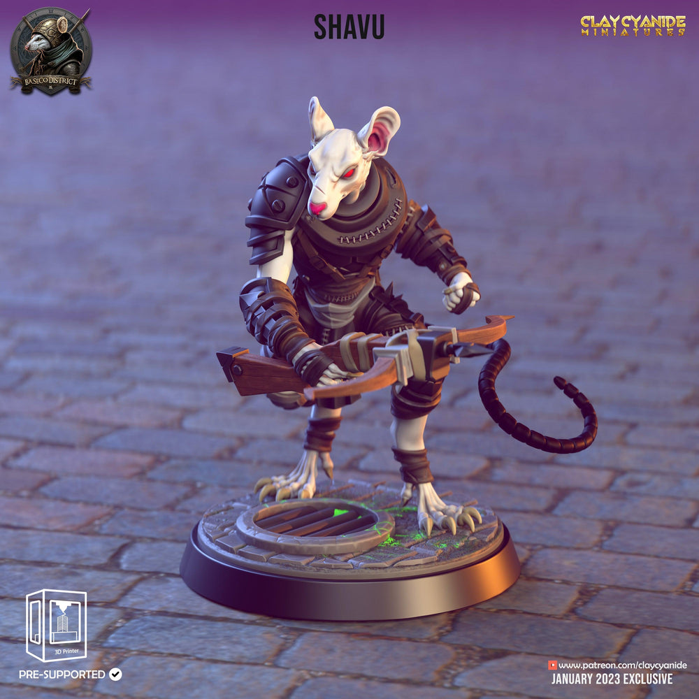 3D Printed Clay Cyanide Baseco District Factions Tribes Ragnarok D&D (Online Only)