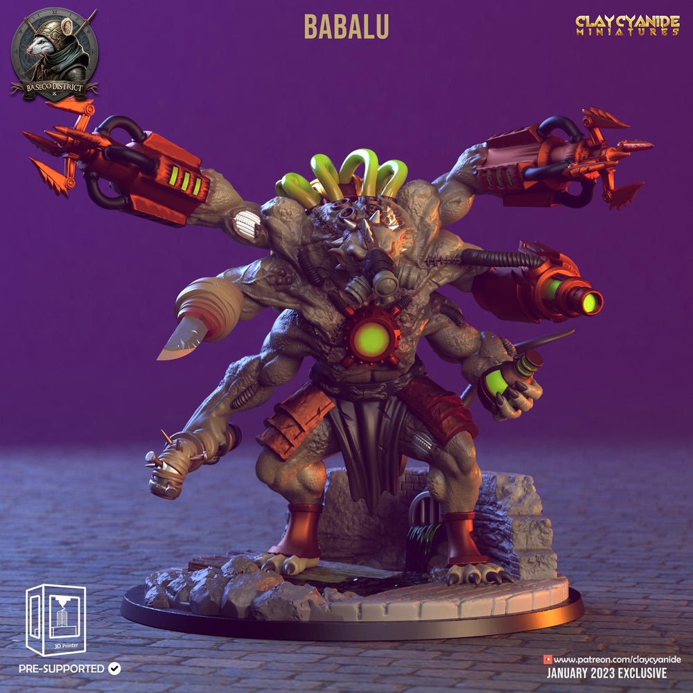 3D Printed Clay Cyanide Baseco District Factions Tribes Ragnarok D&D (Online Only)
