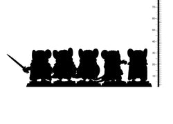 3D Printed Clay Cyanide Baseco District Factions Tribes Ragnarok D&D (Online Only)