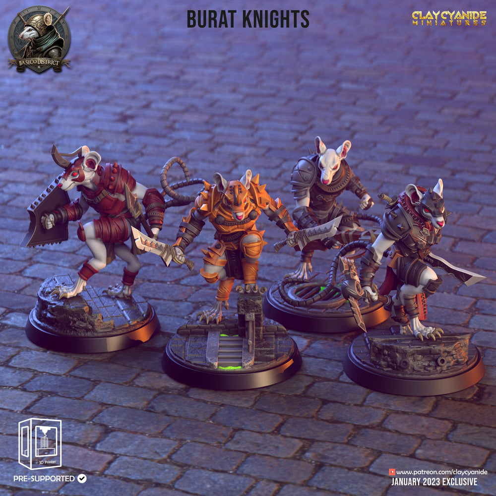 3D Printed Clay Cyanide Baseco District Factions Tribes Ragnarok D&D (Online Only)
