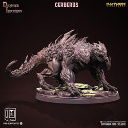 3D Printed Clay Cyanide Cerberus Dante's Inferno 28mm-32mm Ragnarok D&D (Online Only)