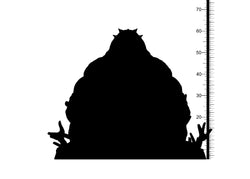 3D Printed Clay Cyanide Ciacco Dante's Inferno 28mm-32mm Ragnarok D&D (Online Only)