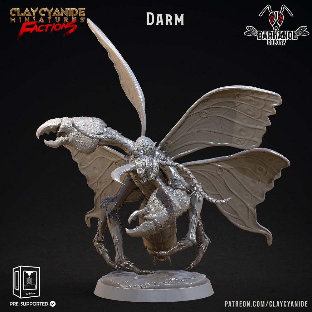 3D Printed Clay Cyanide Colony of Barnakol Tribes Factions Ragnarok D&D (Online Only)