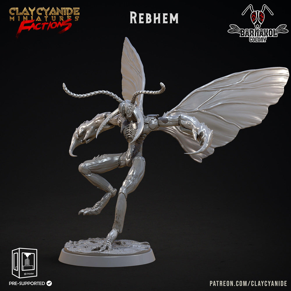 3D Printed Clay Cyanide Colony of Barnakol Tribes Factions Ragnarok D&D (Online Only)