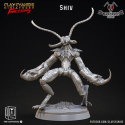 3D Printed Clay Cyanide Colony of Barnakol Tribes Factions Ragnarok D&D (Online Only)