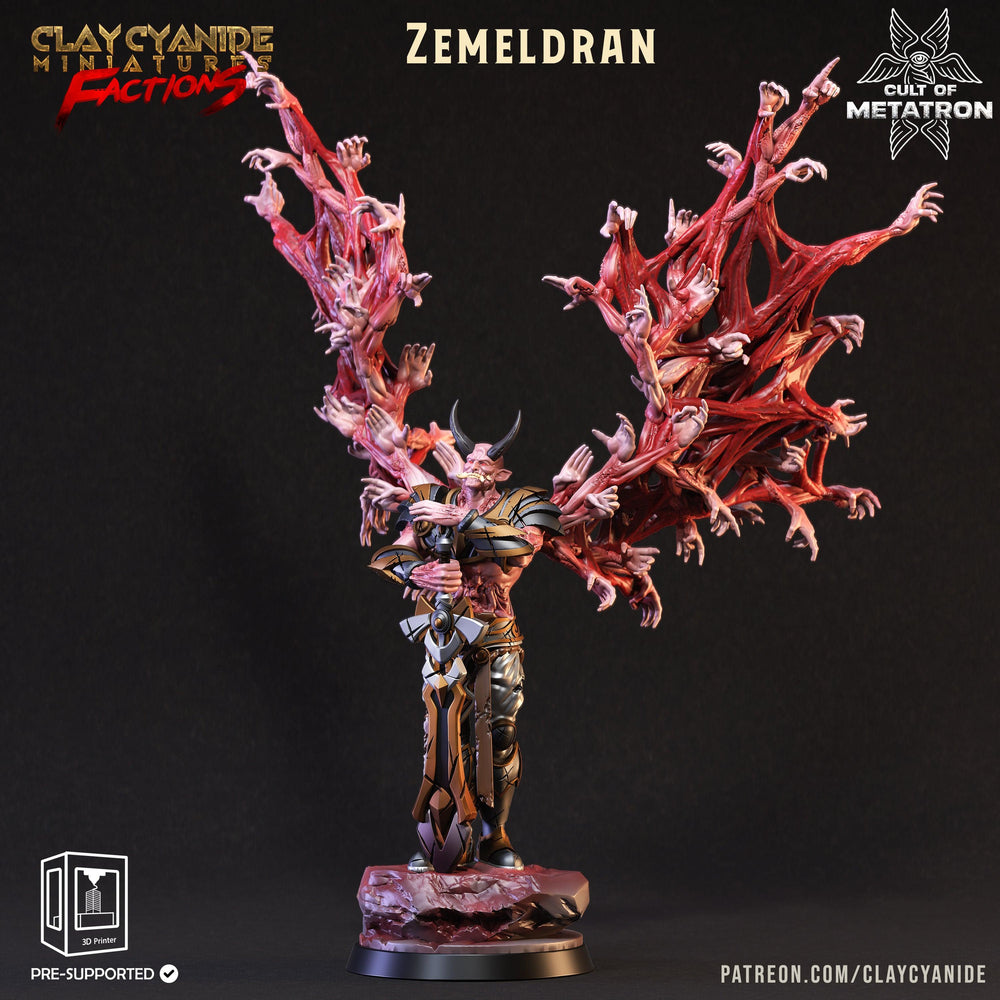 3D Printed Clay Cyanide Cult of Metatron Tribes Factions Ragnarok D&D (Online Only)