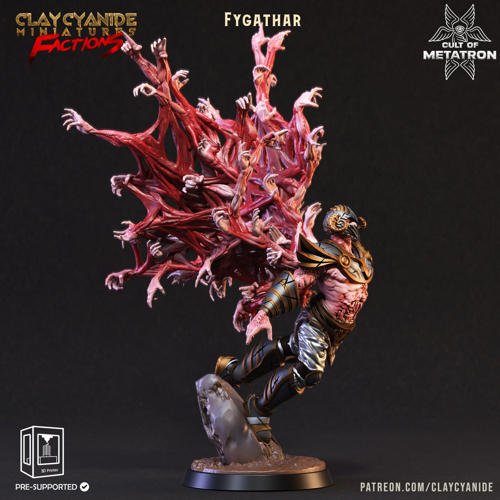 3D Printed Clay Cyanide Cult of Metatron Tribes Factions Ragnarok D&D (Online Only)