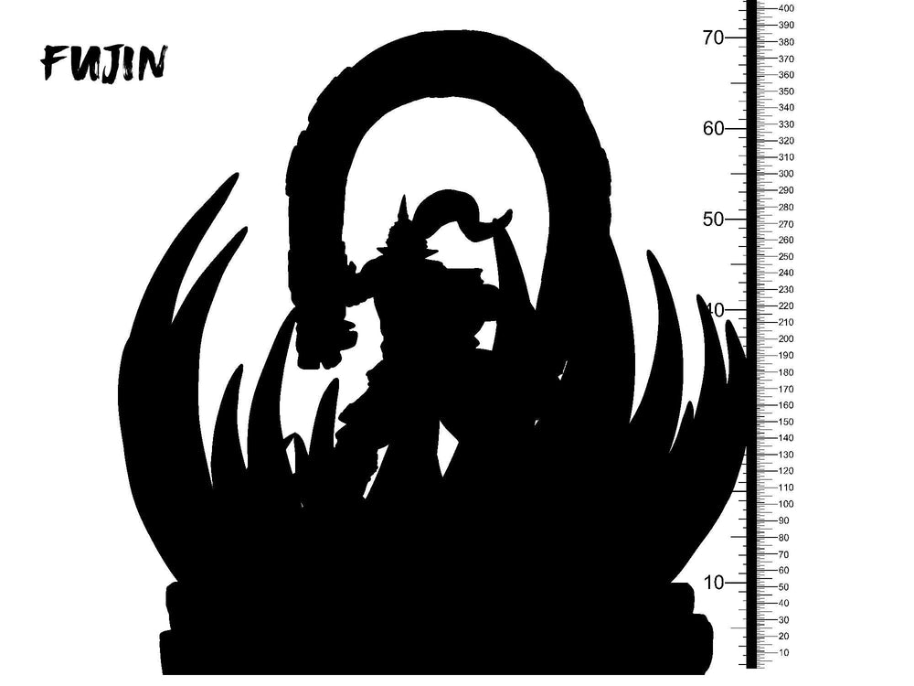 3D Printed Clay Cyanide Fujin God of Wind Japanese Deities Ragnarok D&D (Online Only)