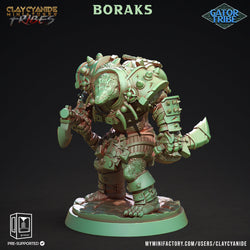 3D Printed Clay Cyanide Gator Factions Tribes Ragnarok D&D (Online Only)