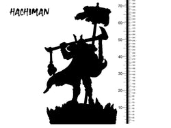 3D Printed Clay Cyanide Hachiman Japanese Deities Ragnarok D&D (Online Only)