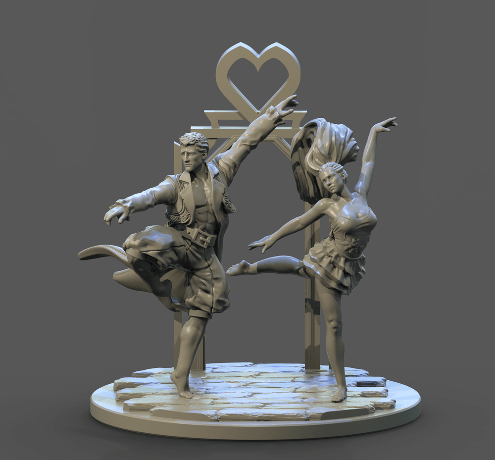 3D Printed Clay Cyanide Lovers Tarot Ragnarok D&D (Online Only)