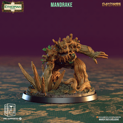 3D Printed Clay Cyanide Mandrakes Ethiopian Mythos 28 32 mm D&D (Online Only)