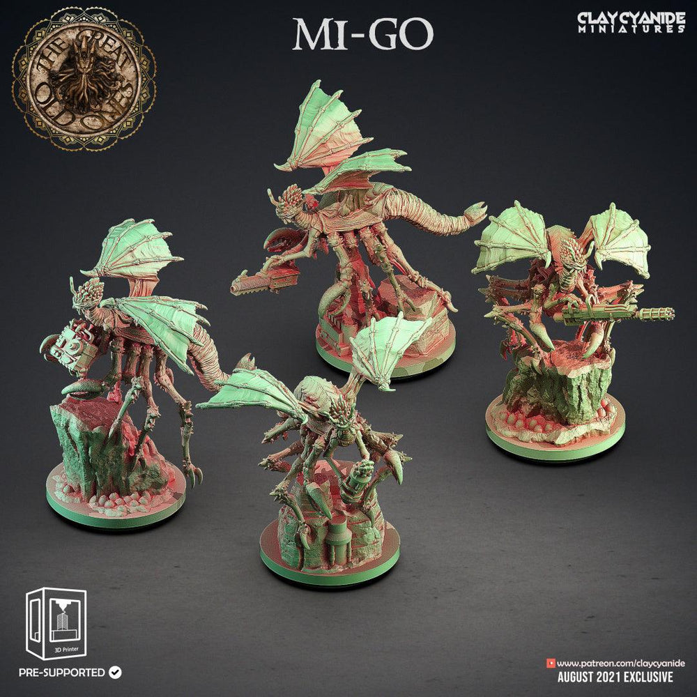 3D Printed Clay Cyanide Mi-go Great Old Gods Ragnarok D&D (Online Only)