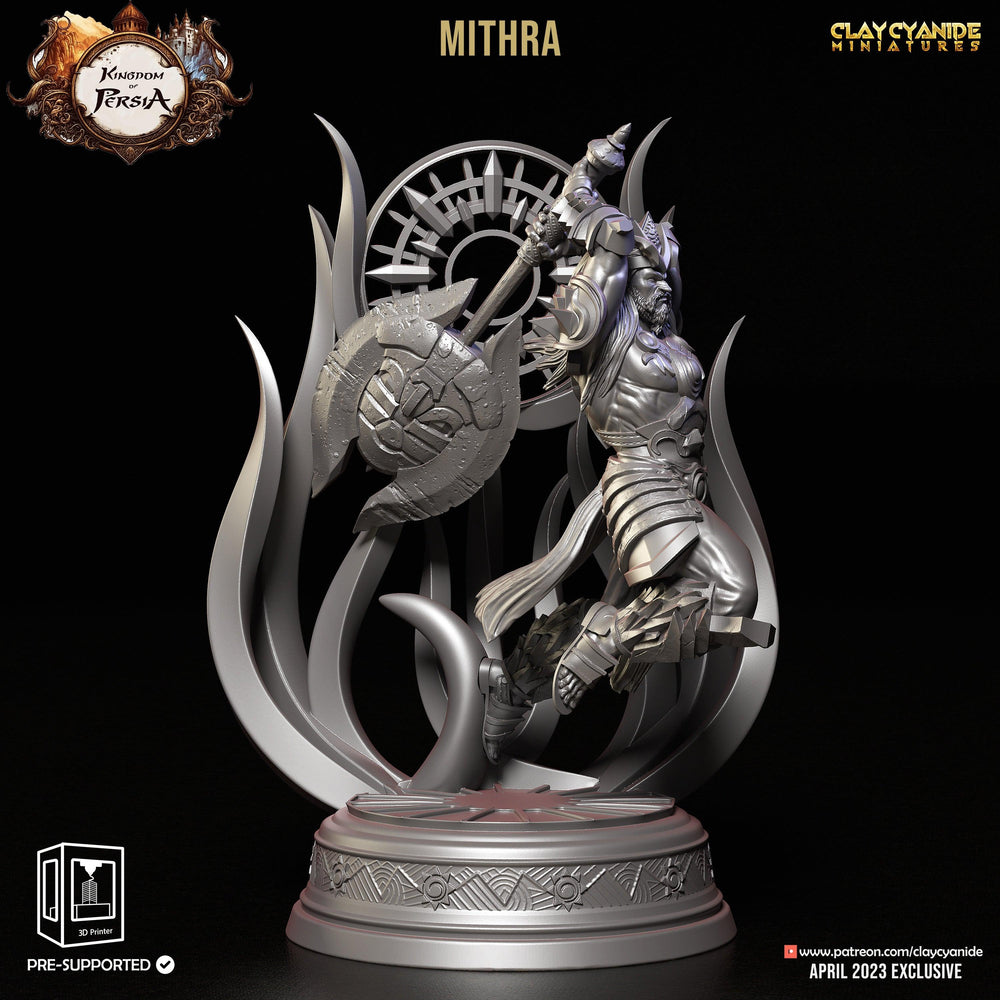 3D Printed Clay Cyanide Mithra Kingdom of Persia 28 32 mm D&D (Online Only)