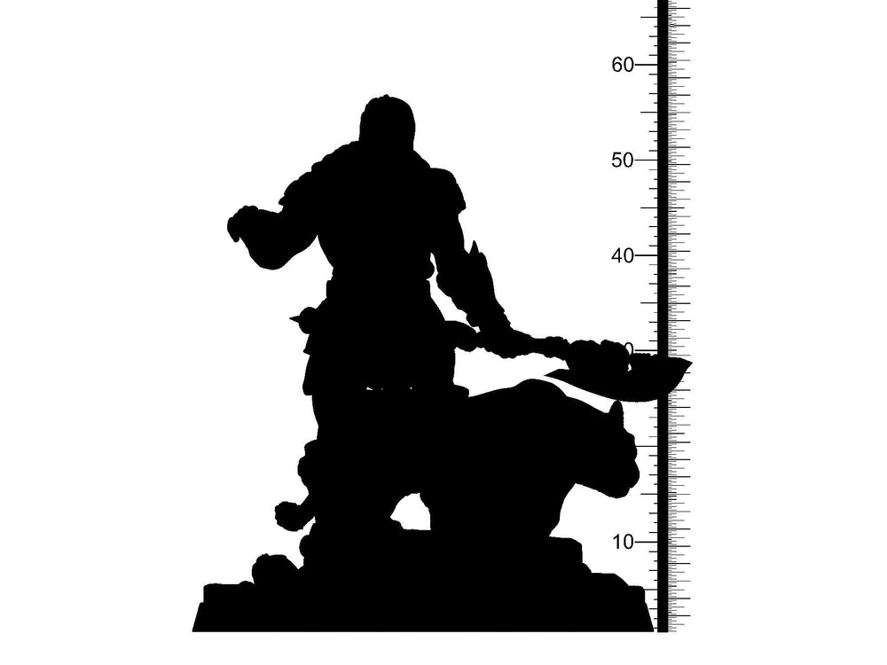 3D Printed Clay Cyanide Mystery Babylon - Nimrod 28mm 32mm D&D (Online Only)