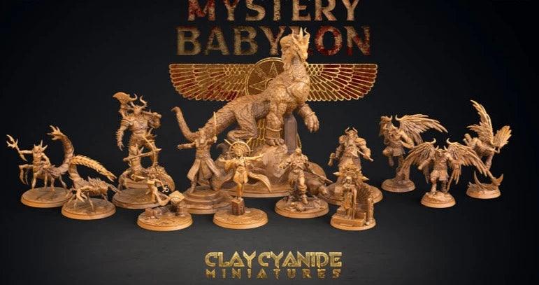3D Printed Clay Cyanide Mystery Babylon - Nimrod 28mm 32mm D&D (Online Only)