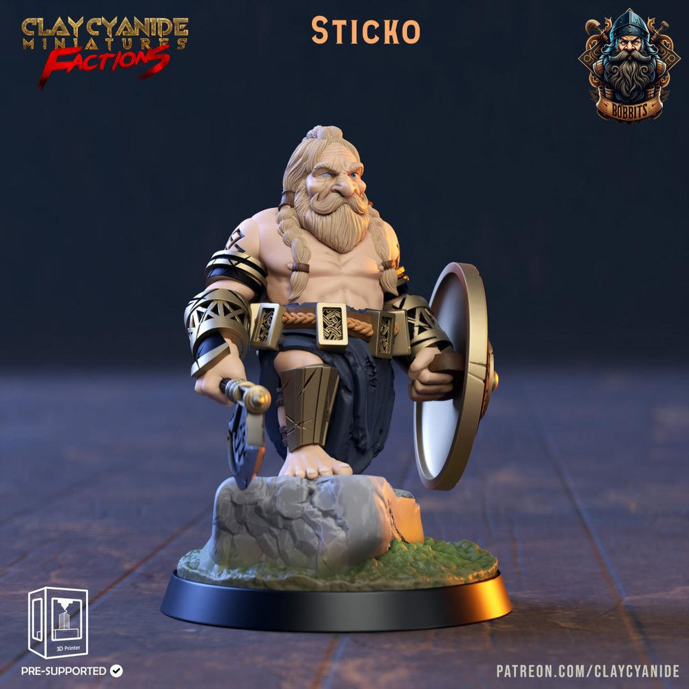 3D Printed Clay Cyanide The Bobbits Factions Ragnarok D&D (Online Only)