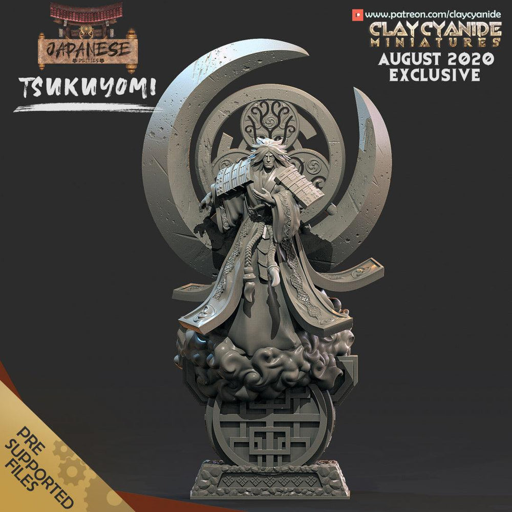 3D Printed Clay Cyanide Tsukuyomi Japanese Deities Ragnarok D&D (Online Only)