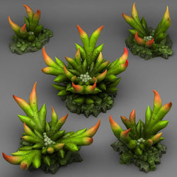 3D Printed Fantastic Plants and Rocks Creepy Bromeliad 28mm - 32mm D&D Wargaming (Online Only)