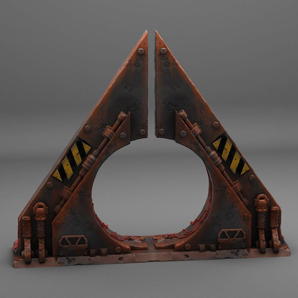 3D Printed Fantastic Plants and Rocks Sci-Fi Portal 28mm - 32mm D&D Wargaming (Online Only)