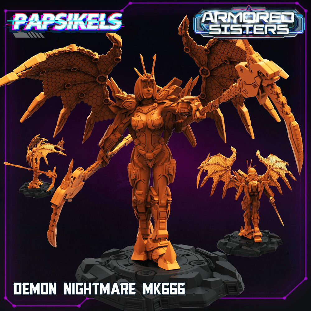 3D Printed Papsikels Armored Sisters Set 28mm 32mm (Online Only)
