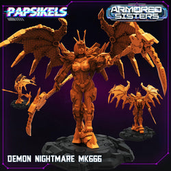 3D Printed Papsikels Armored Sisters Set 28mm 32mm (Online Only)