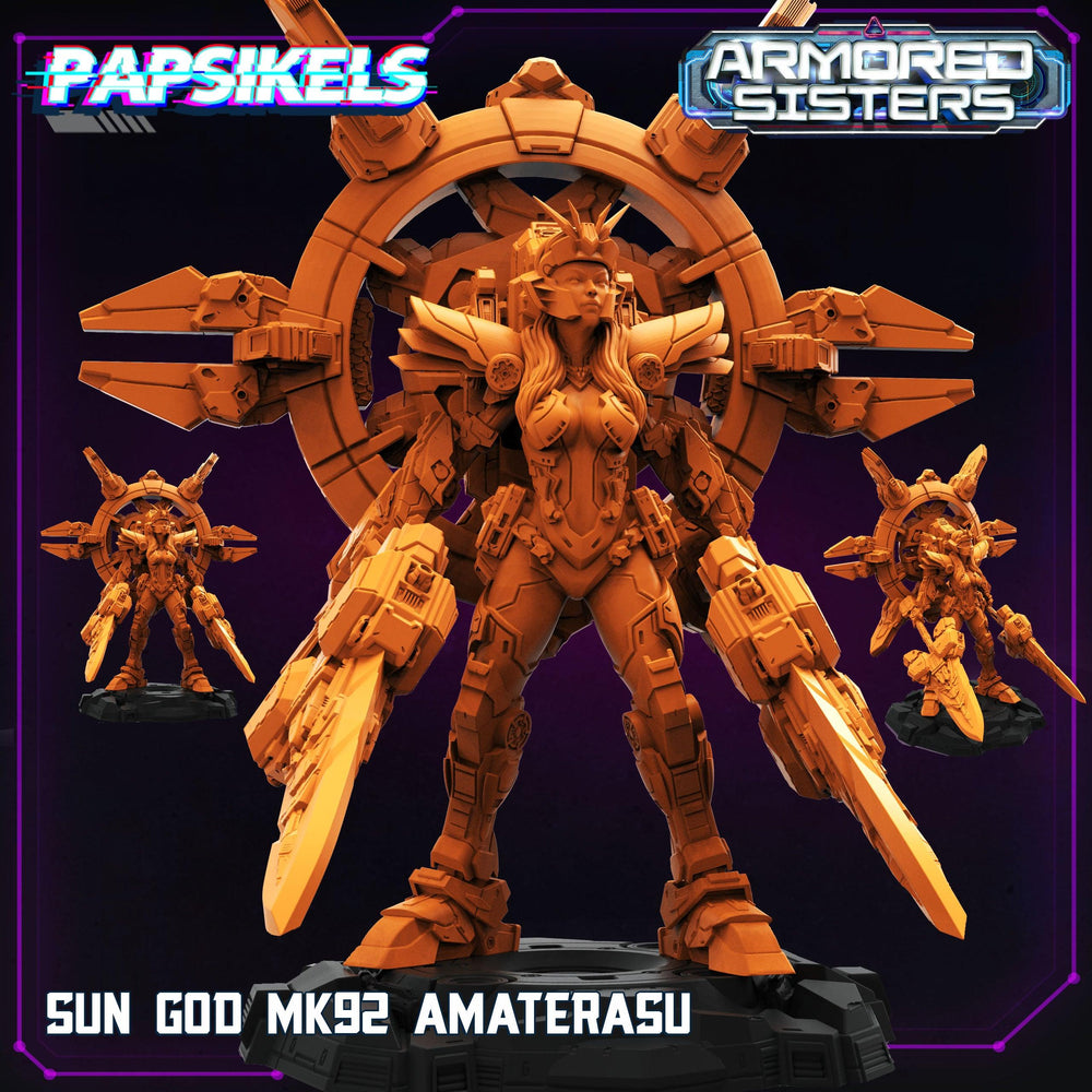3D Printed Papsikels Armored Sisters Set 28mm 32mm (Online Only)