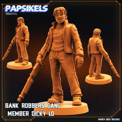 3D Printed Papsikels - Bank Robbers Gang Set - 28mm 32mm (Online Only)