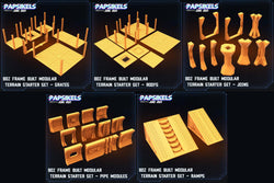 3D Printed Papsikels Boz Frame Built Modular Terrain Starter Set Aliens vs Humans Part 2 28mm 32mm (Online Only)