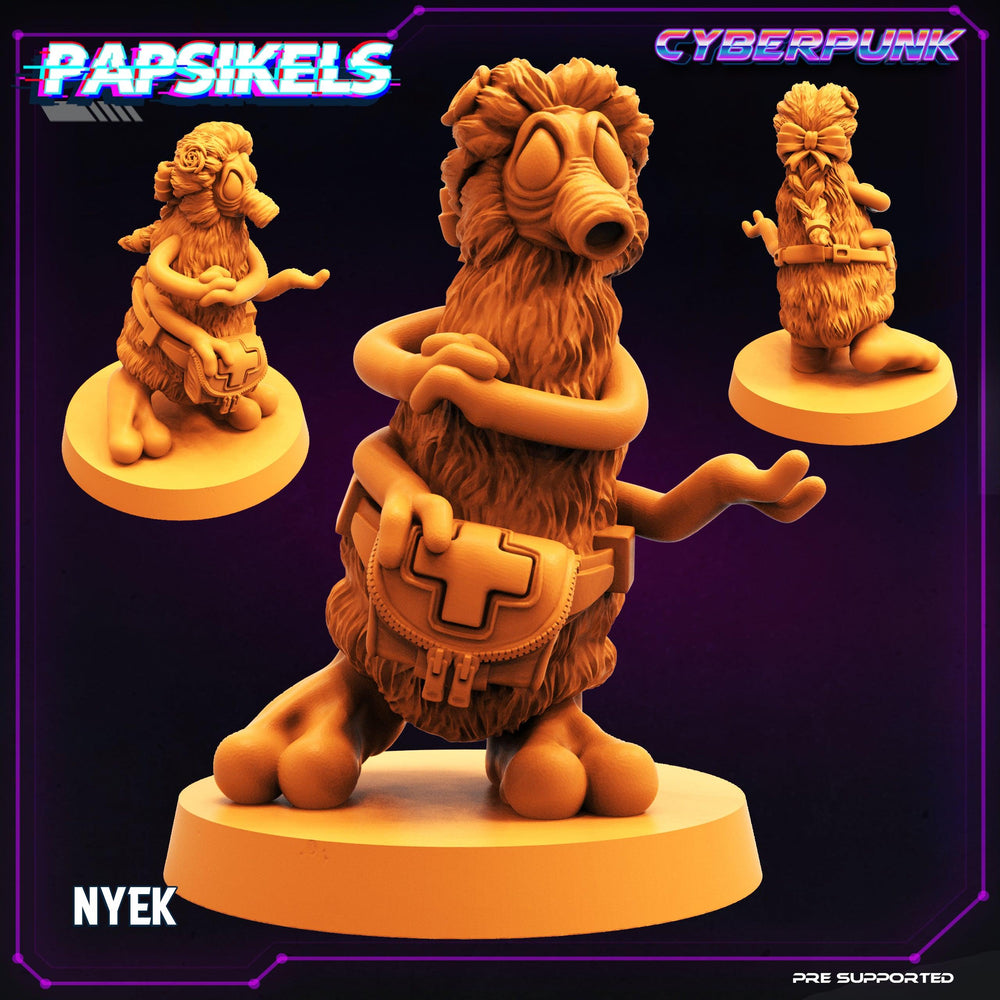 3D Printed Papsikels Cyberpunk Sci-Fi NYEK - 28mm 32mm (Online Only)