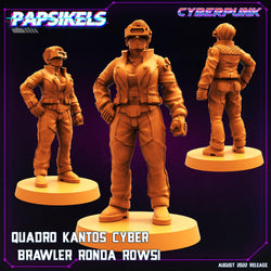 3D Printed Papsikels Cyberpunk Sci-Fi Quadro Kantos Set - 28mm 32mm (Online Only)