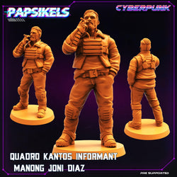 3D Printed Papsikels Cyberpunk Sci-Fi Quadro Kantos Set - 28mm 32mm (Online Only)