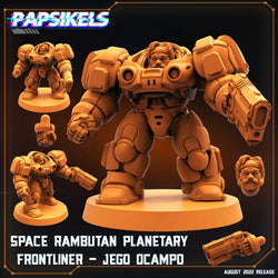 3D Printed Papsikels Cyberpunk Sci-Fi Space Rambutan Set - 28mm 32mm (Online Only)
