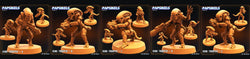 3D Printed Papsikels July 2023 - Xeno Wars Xeno Trooper Set 28mm 32mm (Online Only)