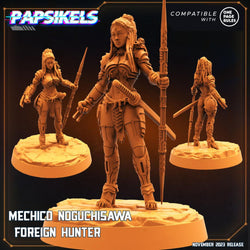 3D Printed Papsikels Mechico Noguchisawa Human Hunter Set Skull Hunters Army Bundle 2 28mm 32mm (Online Only)
