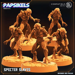 3D Printed Papsikels Specter Slaves Set Skull Hunters Army Bundle 2 28mm 32mm (Online Only)