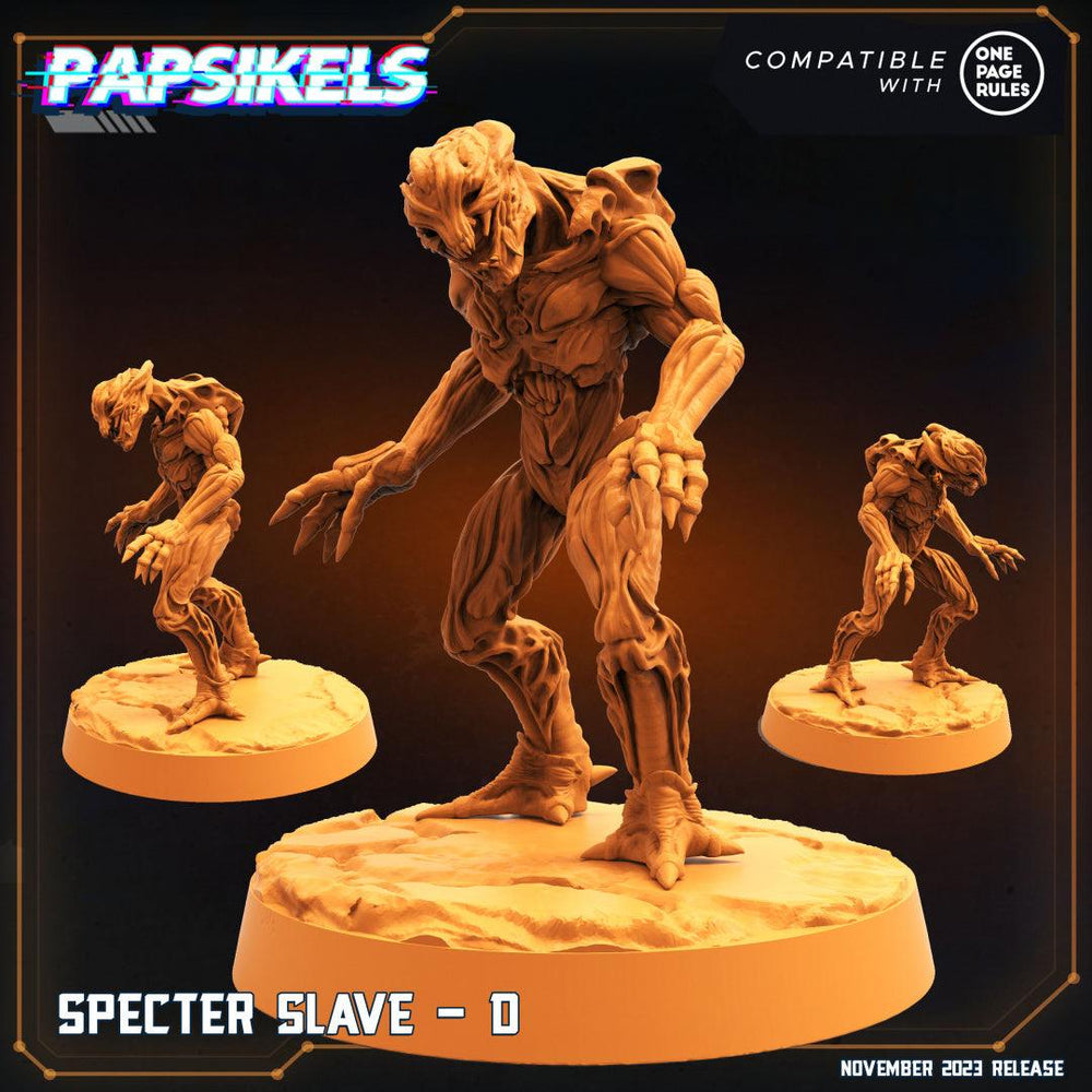 3D Printed Papsikels Specter Slaves Set Skull Hunters Army Bundle 2 28mm 32mm (Online Only)