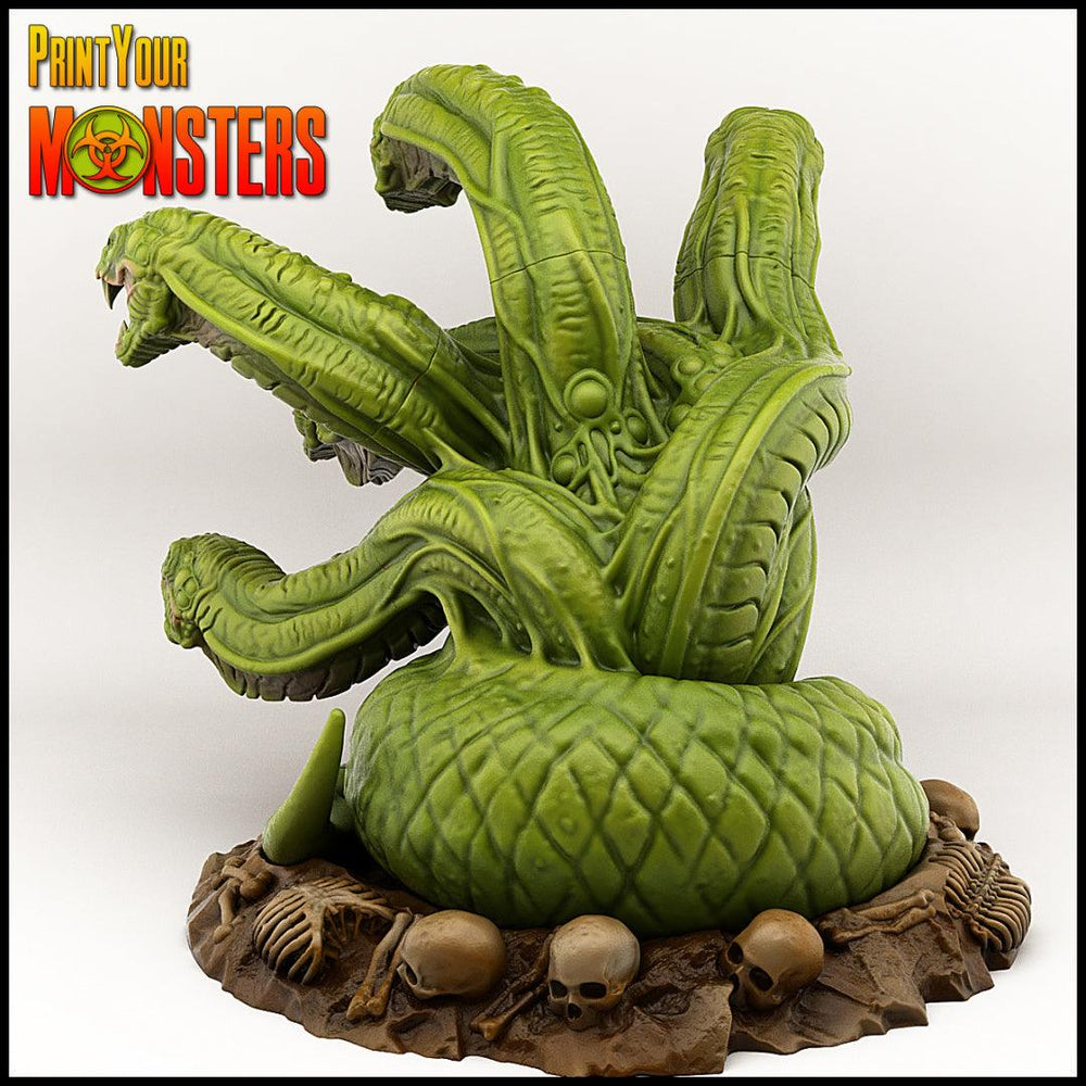 3D Printed Print your Monster Hydra 28 32mm D&D (Online Only)