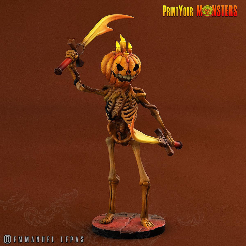 3D Printed Print your Monster Pumpkin Soldiers Pumpkins From Hell 28 32mm D&D (Online Only)