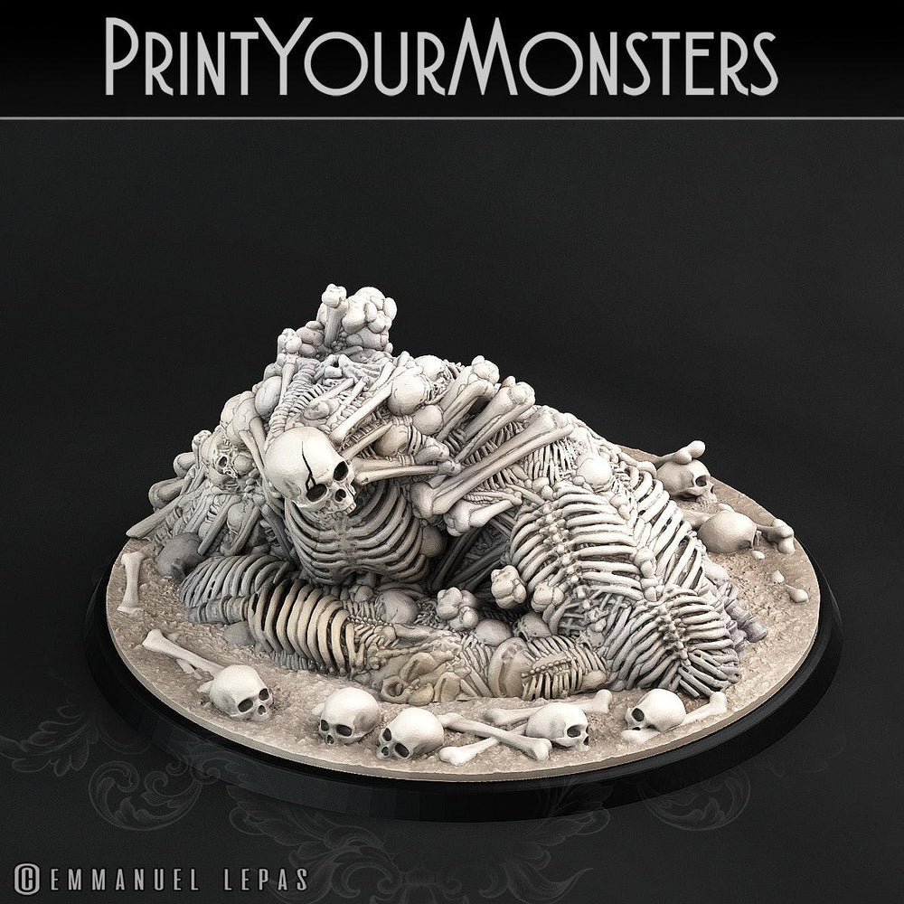 3D Printed Print Your Monsters Bones Golems - Total Golems 28mm - 32mm D&D Wargaming (Online Only)