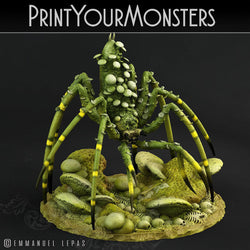 3D Printed Print Your Monsters Dancing Toadstool Spider 28mm - 32mm D&D Wargaming (Online Only)