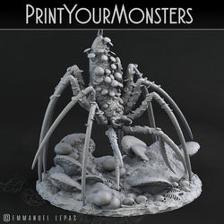 3D Printed Print Your Monsters Dancing Toadstool Spider 28mm - 32mm D&D Wargaming (Online Only)