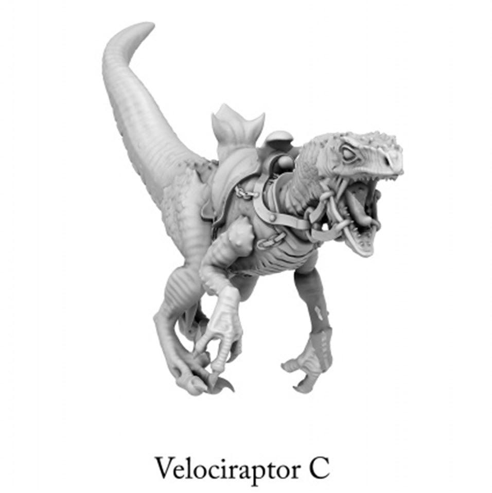 3D Printed Print Your Monsters Dark Elves Raptor Mounts Set 28mm - 32mm D&D Wargaming (Online Only)