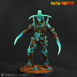 3D Printed Print Your Monsters Giant Sapphire Guardians Legendary Crystal Monsters 28mm - 32mm D&D Wargaming (Online Only)