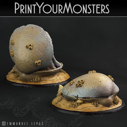 3D Printed Print Your Monsters Giants Clams Lurkers of the Deep 28mm - 32mm D&D Wargaming (Online Only)